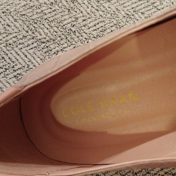 Cole Haan Grand to Pro Spectator Croc Embossed Leather Sneakers Size 10 B - Picture 9 of 11